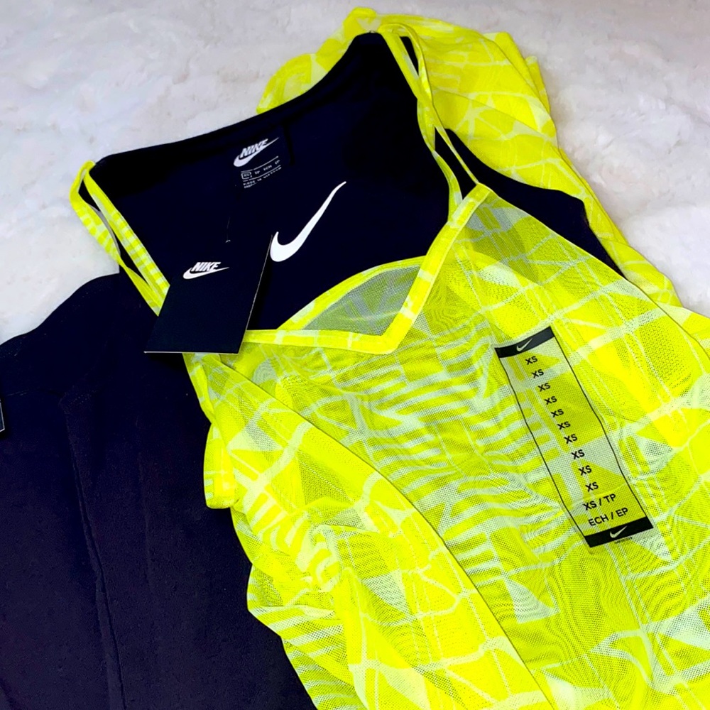 Nike Dress, Black & Yellow Size XS